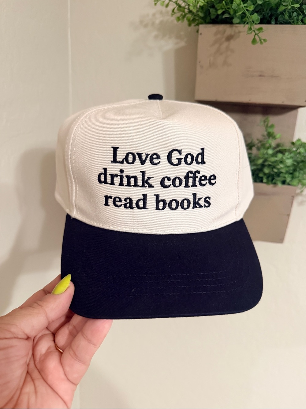 Love God, Coffee and Bools hat